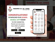 Tablet Screenshot of mariampurschool.org